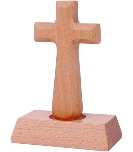Amazon.co.jp: HIGHAWK 十字架 木製 イエス・キリスト クロス キリスト