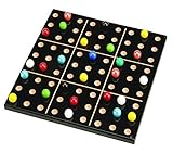 MegaFun USA Color Sudoku Wood Puzzle Game with Mega Marbles[並行輸入品]