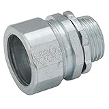 Hubbell-Raco 1806-1 Compression Rigid/IMC Conduit Steel Connector, 1-1/2-Inch [並行輸入品]