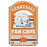 NCAAテネシー大学93502010木製サイン、11 " x 17インチ、ブラック