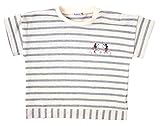 Hoppetta Disney series プリントボーダーTシャツ グレー 90㎝ 18112399