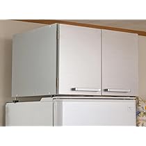 Amazon｜冷蔵庫上収納ラック シルバー 幅63cm 奥行55cm 高さ45.5cm