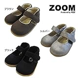 (ズーム)ZOOM　ワンストラップシューズ/ブラウン　13cm