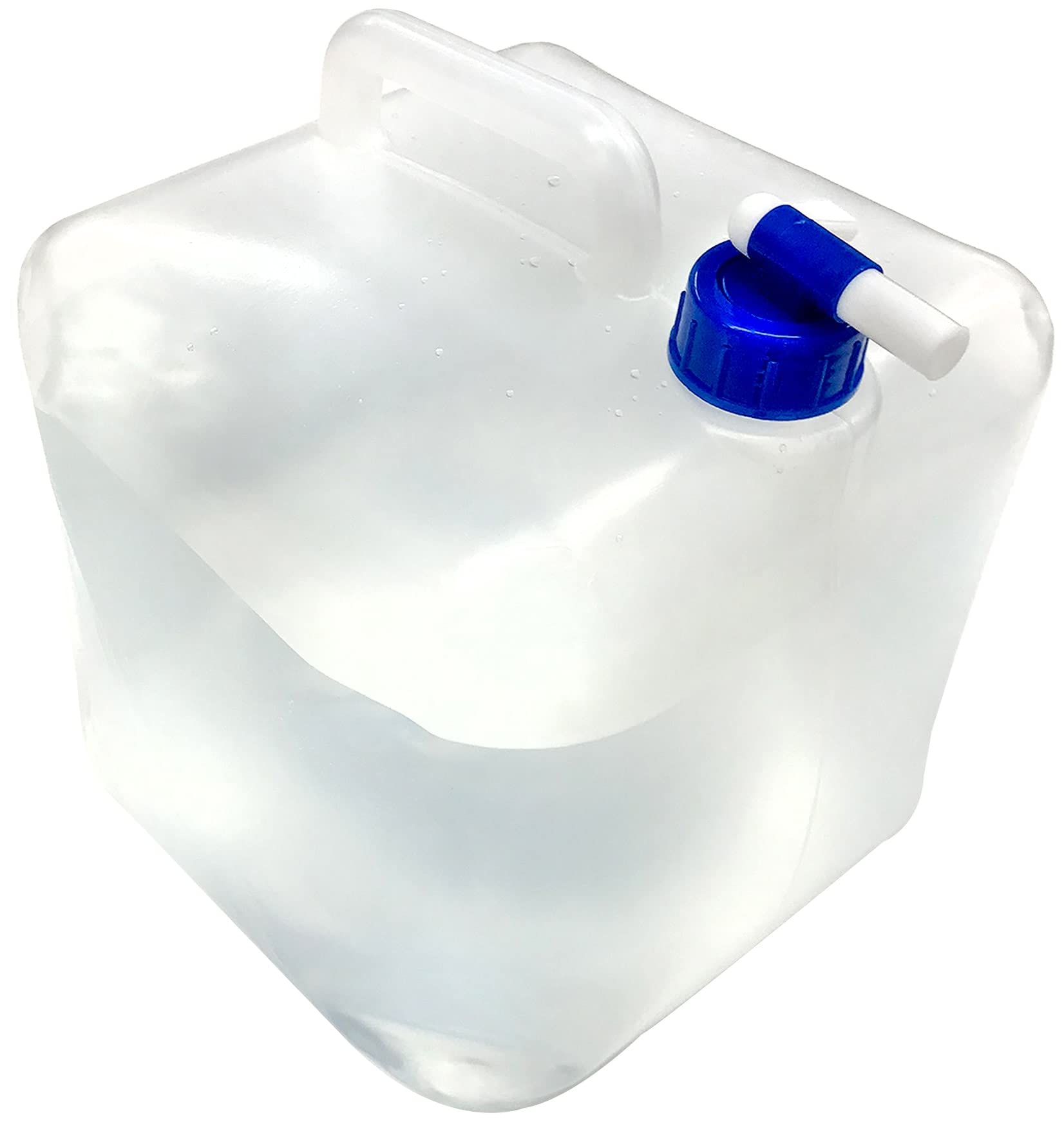 山善(YAMAZEN) 折り畳みウォータータンク 10リットル 水くみ キャンプ アウトドア 給水タンク 防災グッズ 防災用品 防災 給水 10L YWT-10