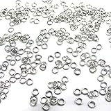 HARU雑貨 シルバー 丸カン 3mm 約280個 銀 一重 マルカン まるかん シルバー アクセサリー パーツ ハンドメイド リング