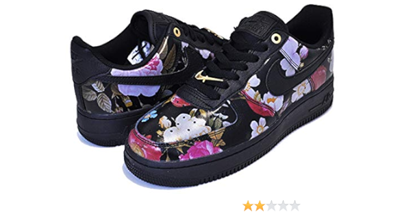 air force 1 black floral