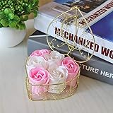 ローズ 造花 フラワーソープ　枯れない　バラ　石鹸花 匂い お祝い 結婚式 装飾　 ギフトボックス　　インテリア バレンタインデー クリスマス 母の日 誕生日 祝い 昇進 転居 記念日 プレゼント ギ