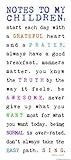 Heritage 1093 Notes to Children I Wall Decor 18 x 8-Inch White [並行輸入品]