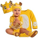 ディズニー ライオンキング シンバ 80cm 長袖 ロンパース & 帽子 2点セット 赤ちゃん ベビー キッズ 子供 ハロウィン 衣装 コスチューム ボディースーツ Lion King 12-18ヶ月