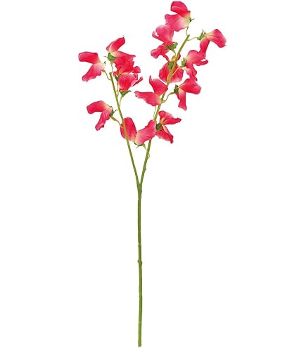 Amazon.co.jp: 赤いスイートピー，造花，ハンドメイド，2束セット