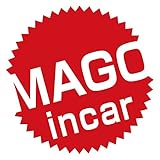 imoninn MAGO in car ステッカー　【シンプル版】　No.39　丸型ロゴ　（赤色）