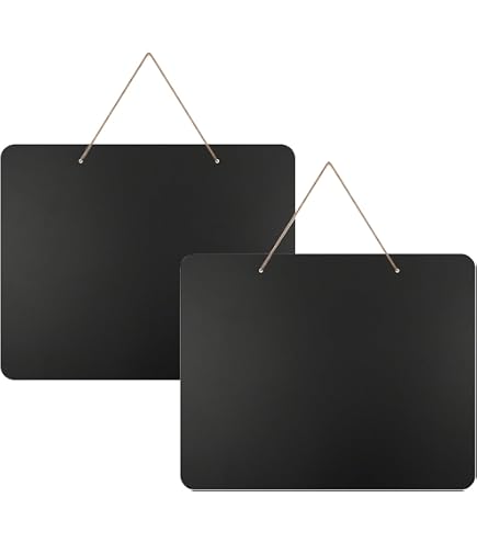 Amazon | akindou ミニ黒板 ブラックボード 2枚セット 両面使用可 23cm 