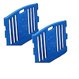 アジル ベビーサークル BEAR ZONE ベアゾーン 専用拡張パネル2枚組セット (ブルー) 追加パネル セット