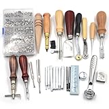 AngelaKerry ホックボタン付 ホック打ち具 打ち台 13セット 大量ホックボタン 専用ケース付 [並行輸入品]