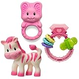 Infantino Teethe and Play Teether Bundle, Blue/Green by Infantino