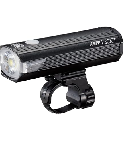 Amazon | CatEye Unisex's Ampp 1100 Front Bicycle Light, Black, One