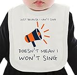 Just because i can't sing ネクタイを有する有機ビブ Medium