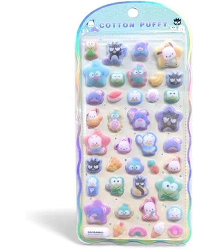 Amazon | クラックス コットンパフィー シール キャラクターズシール