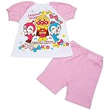 アンパンマン メッシュトップス チュニック型 半袖パジャマ ANPANMAN 女の子 j-sa2661 100cm ピンク