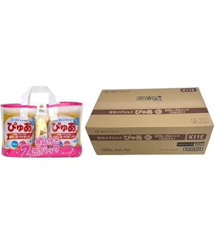 Amazon.co.jp: 雪印メグミルクぴゅあ2缶パック 820gx2 : 食品・飲料・お酒