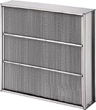 TRUSCO 日本無機 耐熱250℃多風量HEPAフィルタ 610X610X290 ATMCH41PFS4