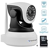 Vstarcam ネットワークカメラ ワイヤレスIPカメラ　200万画素 1080P高画質 動体検知 暗視 スマホ/ipad/パソコン対応 (C24S-ホワイト)