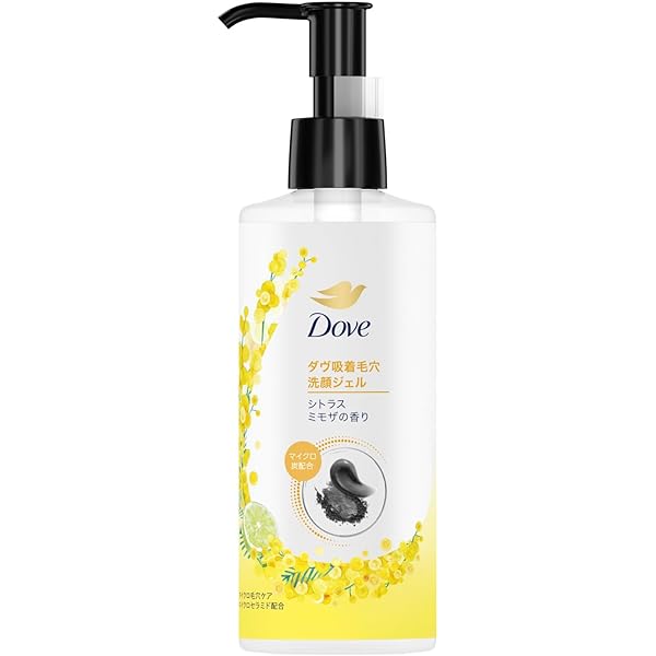 毛穴ケア Amazon | Dove(ダヴ)フェイスケア 吸着毛穴ケア 洗顔ジェル 毛穴