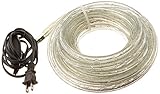 CBconcept 120VLR25FT-WW 120V 2-Wire 1/2-Inch LED Rope Light with 1.0-Inch LED Spacing, 25-Feet, Warm