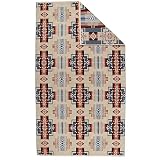 PENDLETON ペンドルトン ブランケット Pendleton ジャガード タオルブランケット OVERSIZED JACQUARD TOWELS XB233 (カラー：Cheif Joseph Rosewood) XB233-55184 [並行輸入品]