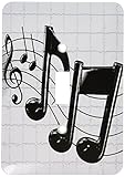 3dRose LLC lsp_4105_1 Music Notes, Single Toggle Switch
