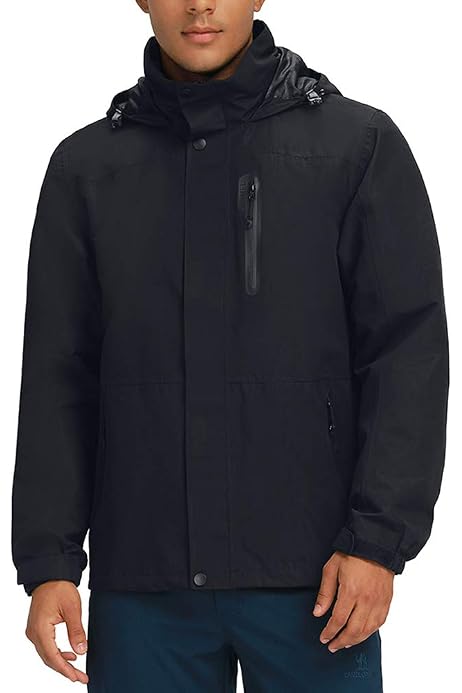 Waterproof Jacket with Puffer Lining 