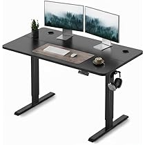 Amazon | FEZIBO 電動 昇降デスク スタンディングデスク 幅120cm 奥行