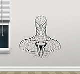 スパイダーマン壁デカールマーベル・コミックスーパーヒーロービニールステッカー壁装飾クール壁アート子供ティーンガールズボーイズ部屋壁モダンデザイン寝室壁装飾壁画162zzz