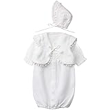 Think-B（シンク・ビー） ベビー 日本製 ニット キルト 帽子 ボレロ付き ドレスオール セット ベビー服 赤ちゃん セレモニードレス お宮参り 50-70㎝ オフシロ