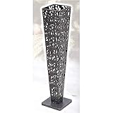 フラワースタンド アレンジ用花器 【アンティークブラック 角型】 直径15cm×高さ72cm 柄抜タイプ