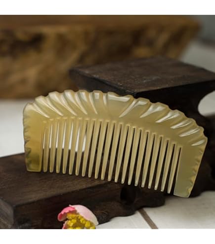 Amazon | TAMAWIRE 天然バッファローホーンコーム、静電気防止ヘア