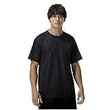 トレーニングウェア 半袖 Tシャツ ナビドライ Uネック 吸汗速乾 インナー 肌着 【Amazon限定モデルあり】 32MAC190 メンズ ブラック/ブラック 3XL