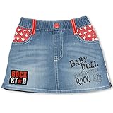 BABYDOLL（ベビードール） ボーダー切替デニムスカート 子供服 ベビー 100cm ブルー