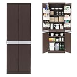 完成品 日本製 開梱設置無料 キッチンストッカー ジャストシリーズ キッチンストッカー FSR-605 ブラウンキッチン収納 キッチンボード キッチンラック キッチンキャビネット 収納棚