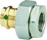 Viega 79160 ProPress Zero Lead Bronze Di-Electric Union with Female 3/4-Inch by 3/4-Inch P x Female 