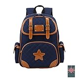Moonwind Quilted Bow Star Kids Toddler Backpack Girls Boy Cute School Book Bag for Kindergarten Elem