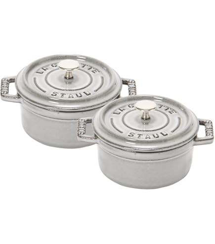 Amazon | STAUB 26cm ラウンド 鋳鉄 ココット ホワイト トリュフ