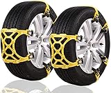 軽自動車 タイヤチェーン 非金属 135-175mm対応 サイズ調節可能 145/80R12 155/65R14 165/55R15 165/65R14 155/70R13 165/70R14 175/70R14 175/65R15 チェーン 簡単装着 ジャッキアップ不要 軽チェーン 6PCS