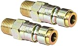 Milton S-1809 1/4 MNPT P Style Plug - Pack of 2 by Milton Industries