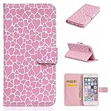 UNEXTATI iPhone 6 Plus / iPhone 6s Plus 手帳型 ケース 高級PUレザー カード収納 ホルダー 付き 耐衝撃 全面保護 スタンド機能付き Apple iPhone