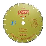 呉英製作所 道路切断用ブレード 湿式レーザーブレード12" 304D/兼用 27H ゴールドタイプ 2851