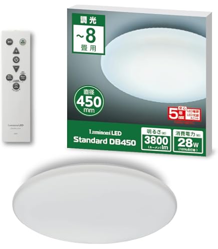 Amazon | 【5年保証 透明アダプタで簡単取付】 ドウシシャ LED