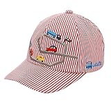 3-4Yベビーキャップ、ベイビーサンハット、ユニセックスベビー用のかわいいキャップ[赤]