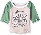 Burt 's Bees BabyベビーBoys 'グラフィックラグランTシャツ(ベビー) カラー: グリーン