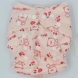 エルフ ベビー(Fairy Baby) ベビー用ダブルブレスト 柔らかい通気性キャラコ 赤ちゃんおむつカバー くま